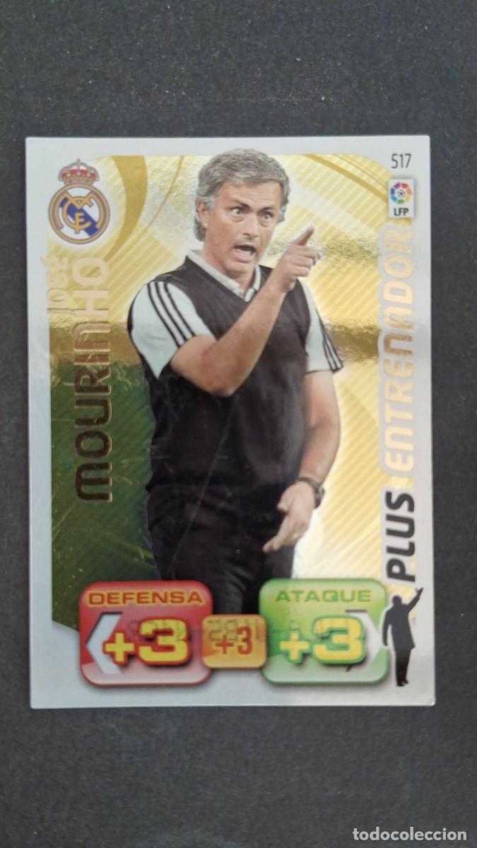 Cromos de F&uacute;tbol: L2 JOSE MOURINHO REAL MADRID 517 PLUS ENTRENADOR PANINI ADRENALYN XL LIGA 2011/2012 11 12
