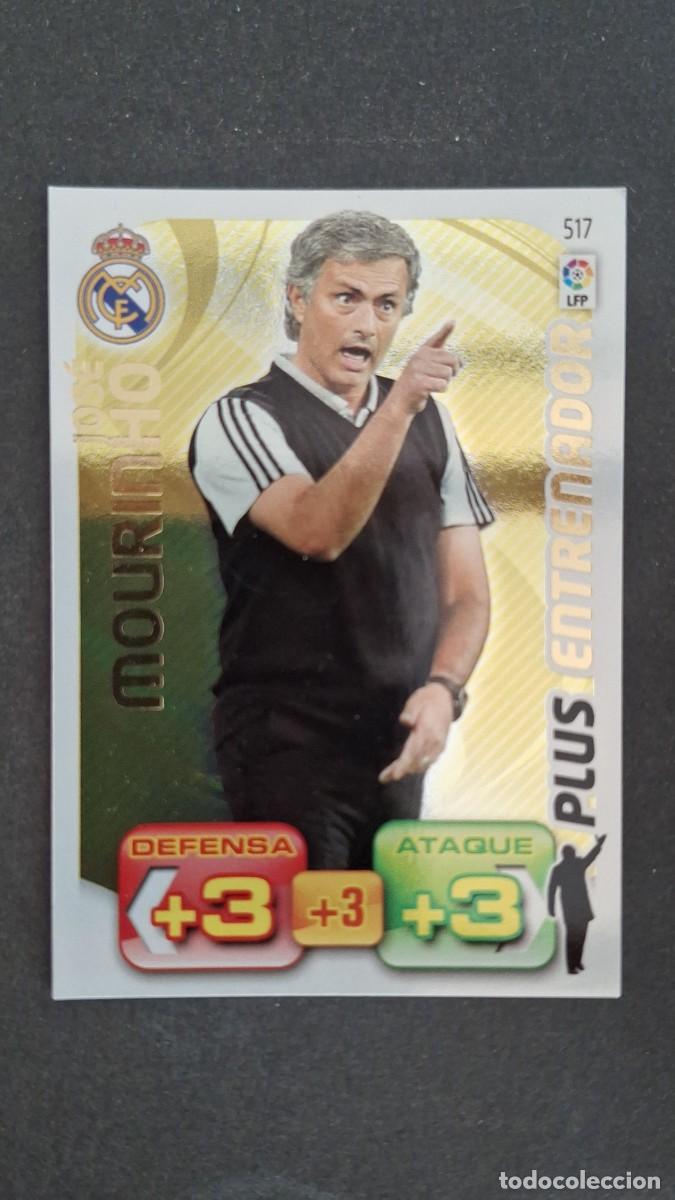 Cromos de F&uacute;tbol: L2 JOSE MOURINHO REAL MADRID 517 PLUS ENTRENADOR PANINI ADRENALYN XL LIGA 2011/2012 11 12
