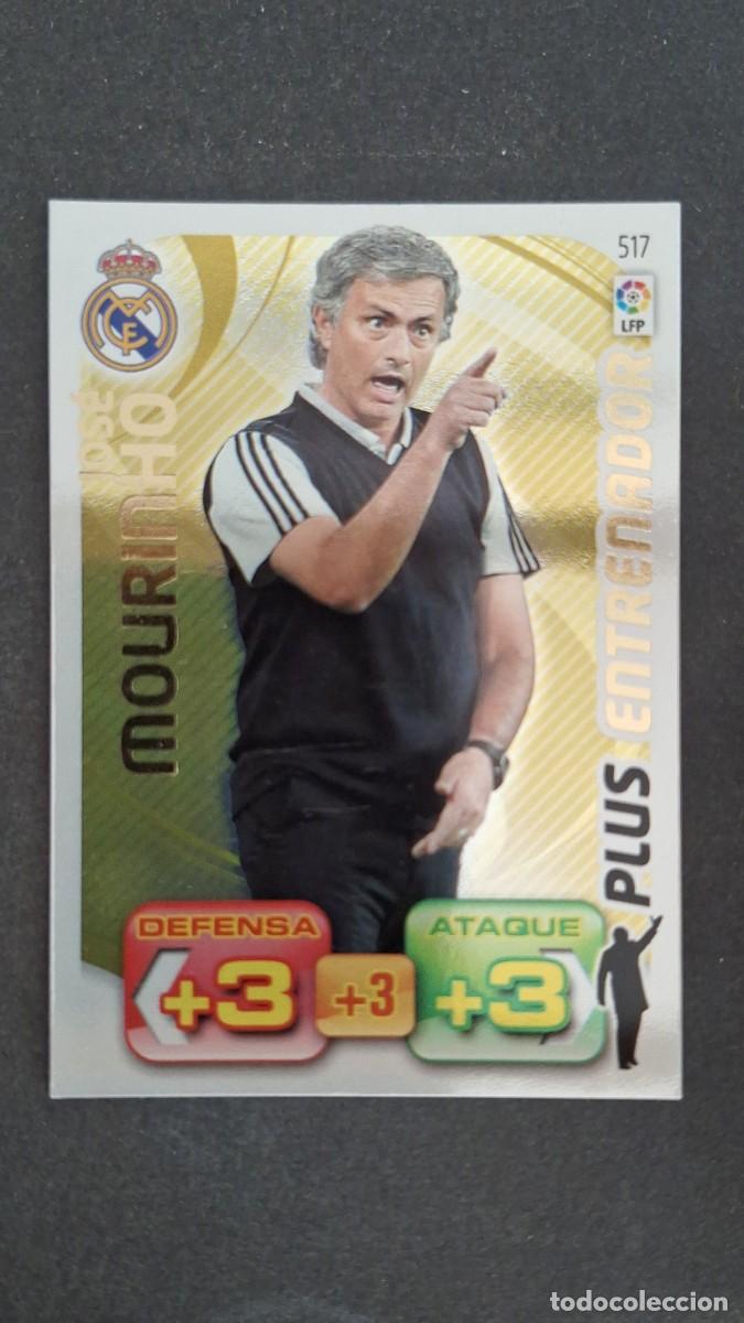 Cromos de F&uacute;tbol: L2 JOSE MOURINHO REAL MADRID 517 PLUS ENTRENADOR PANINI ADRENALYN XL LIGA 2011/2012 11 12