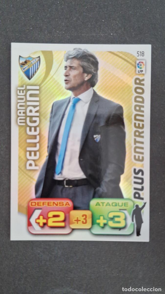 Cromos de F&uacute;tbol: L2 PELLEGRINI MALAGA C. F. 518 PLUS ENTRENADOR PANINI ADRENALYN XL LIGA 2011/2012 11 12