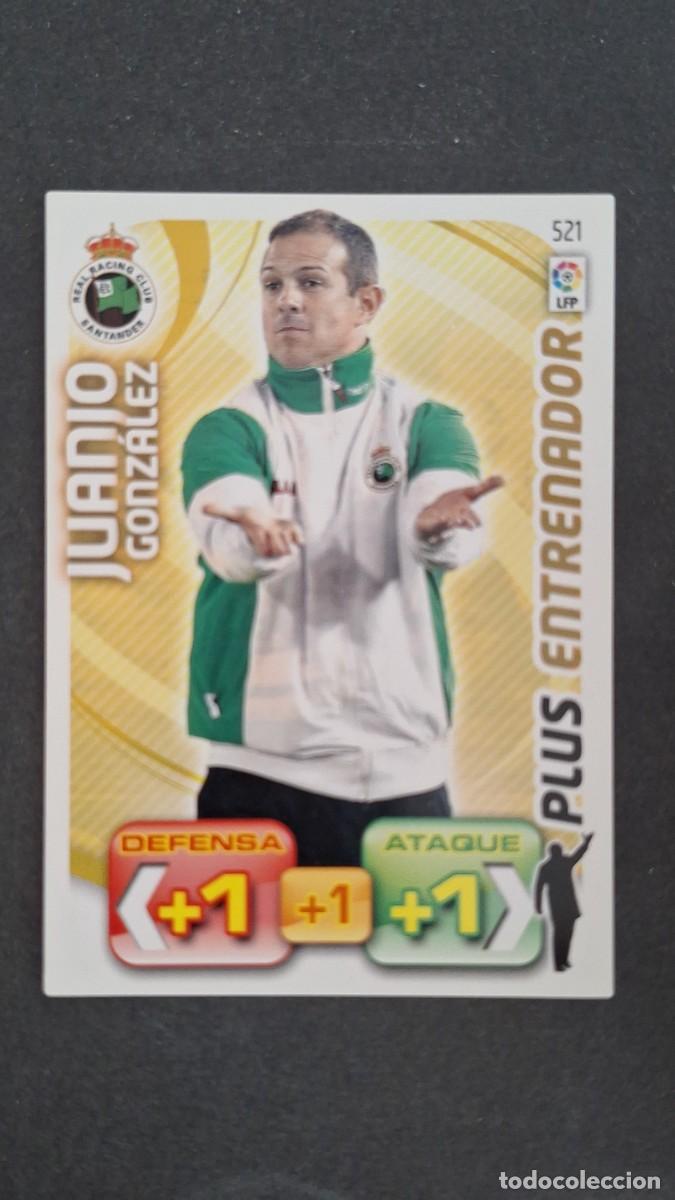 Cromos de F&uacute;tbol: L2 JUANJO GONZALEZ RACING DE SANTANDER 521 PLUS ENTRENADOR PANINI ADRENALYN XL LIGA 2011/2012 11 12