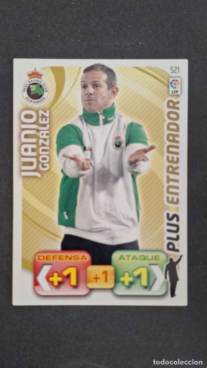 Cromos de F&uacute;tbol: L2 JUANJO GONZALEZ RACING DE SANTANDER 521 PLUS ENTRENADOR PANINI ADRENALYN XL LIGA 2011/2012 11 12