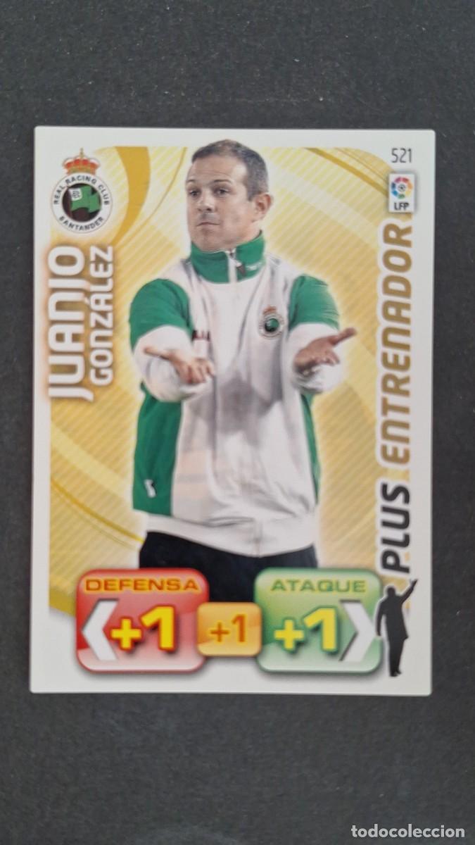 Cromos de F&uacute;tbol: L2 JUANJO GONZALEZ RACING DE SANTANDER 521 PLUS ENTRENADOR PANINI ADRENALYN XL LIGA 2011/2012 11 12