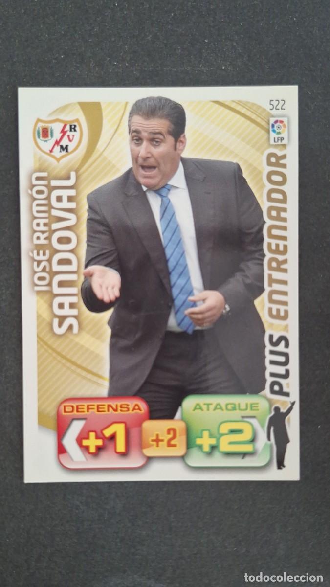 Cromos de F&uacute;tbol: L2 SANDOVAL RAYO VALLECANO 522 PLUS ENTRENADOR PANINI ADRENALYN XL LIGA 2011/2012 11 12