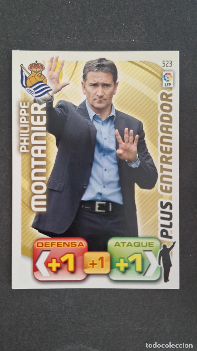 Cromos de Futebol: L2 MONTANIER REAL SOCIEDAD 523 PLUS ENTRENADOR PANINI ADRENALYN XL LIGA 2011/2012 11 12