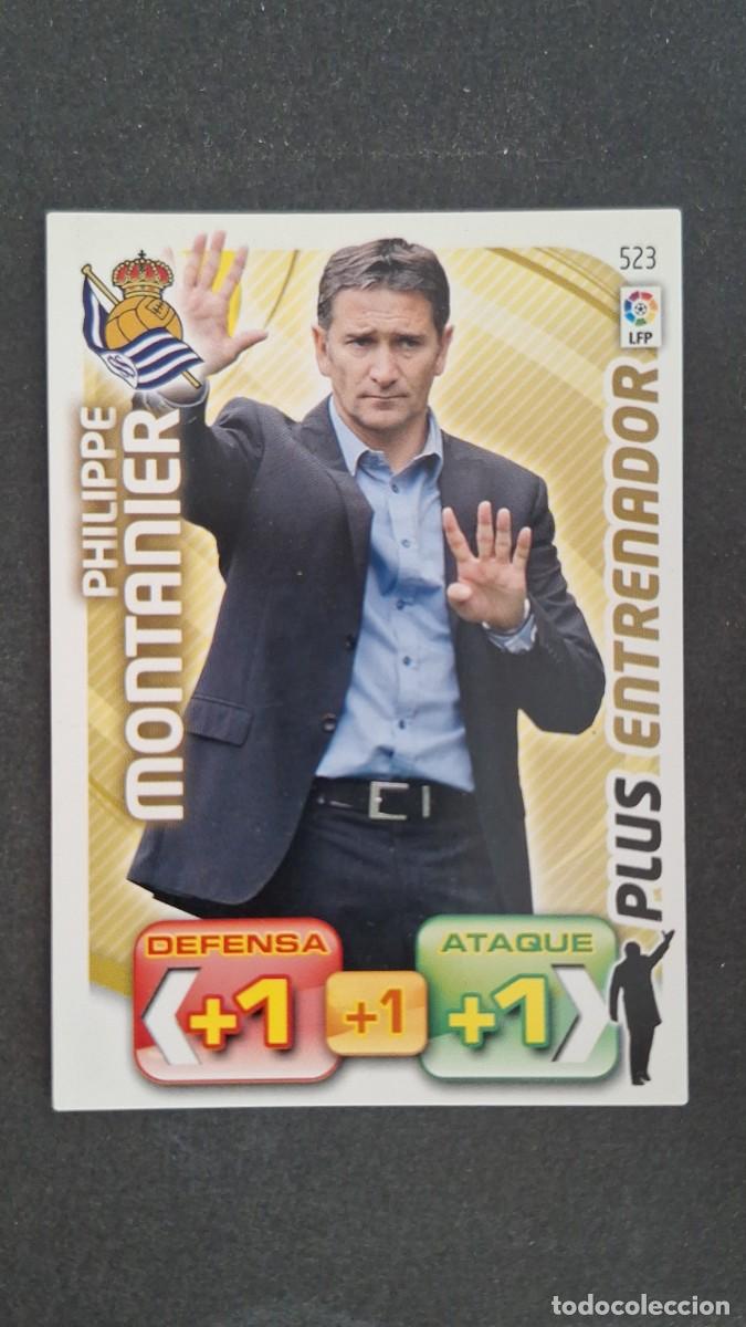 Cromos de Futebol: L2 MONTANIER REAL SOCIEDAD 523 PLUS ENTRENADOR PANINI ADRENALYN XL LIGA 2011/2012 11 12