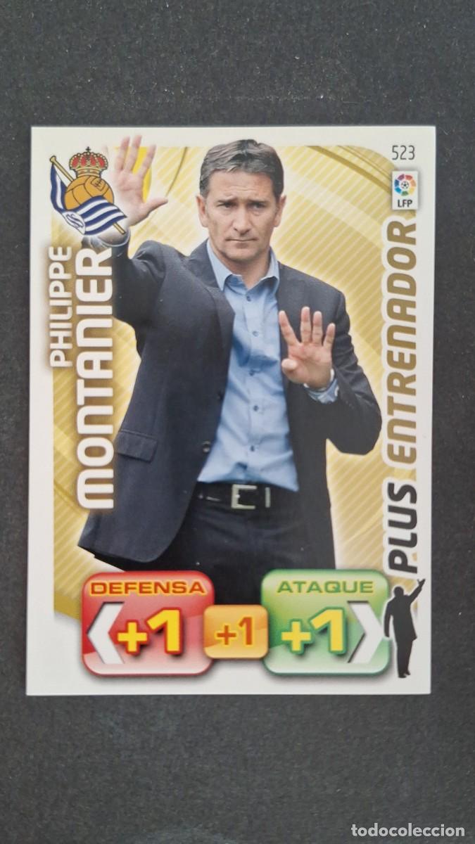Cromos de Futebol: L2 MONTANIER REAL SOCIEDAD 523 PLUS ENTRENADOR PANINI ADRENALYN XL LIGA 2011/2012 11 12