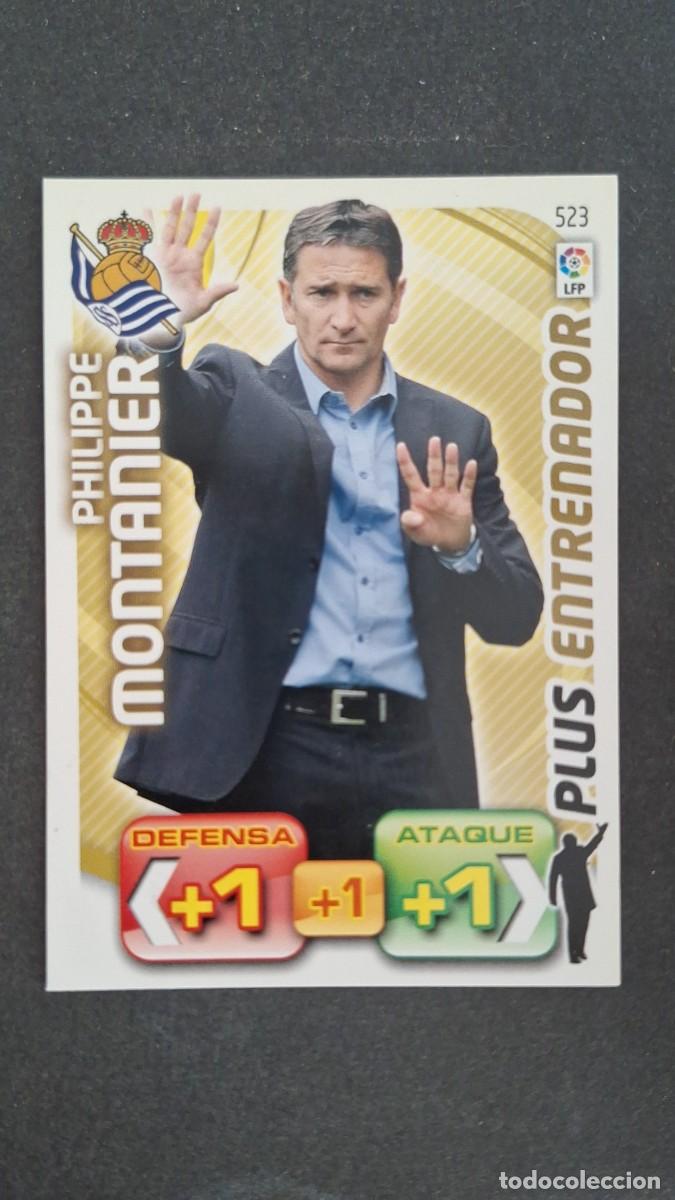 Cromos de Futebol: L2 MONTANIER REAL SOCIEDAD 523 PLUS ENTRENADOR PANINI ADRENALYN XL LIGA 2011/2012 11 12