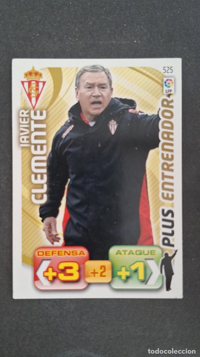 Cromos de F&uacute;tbol: L2 CLEMENTE SPORTING DE GIJON 525 PLUS ENTRENADOR PANINI ADRENALYN XL LIGA 2011/2012 11 12