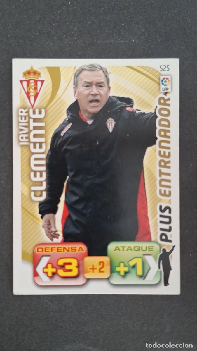 Cromos de F&uacute;tbol: L2 CLEMENTE SPORTING DE GIJON 525 PLUS ENTRENADOR PANINI ADRENALYN XL LIGA 2011/2012 11 12