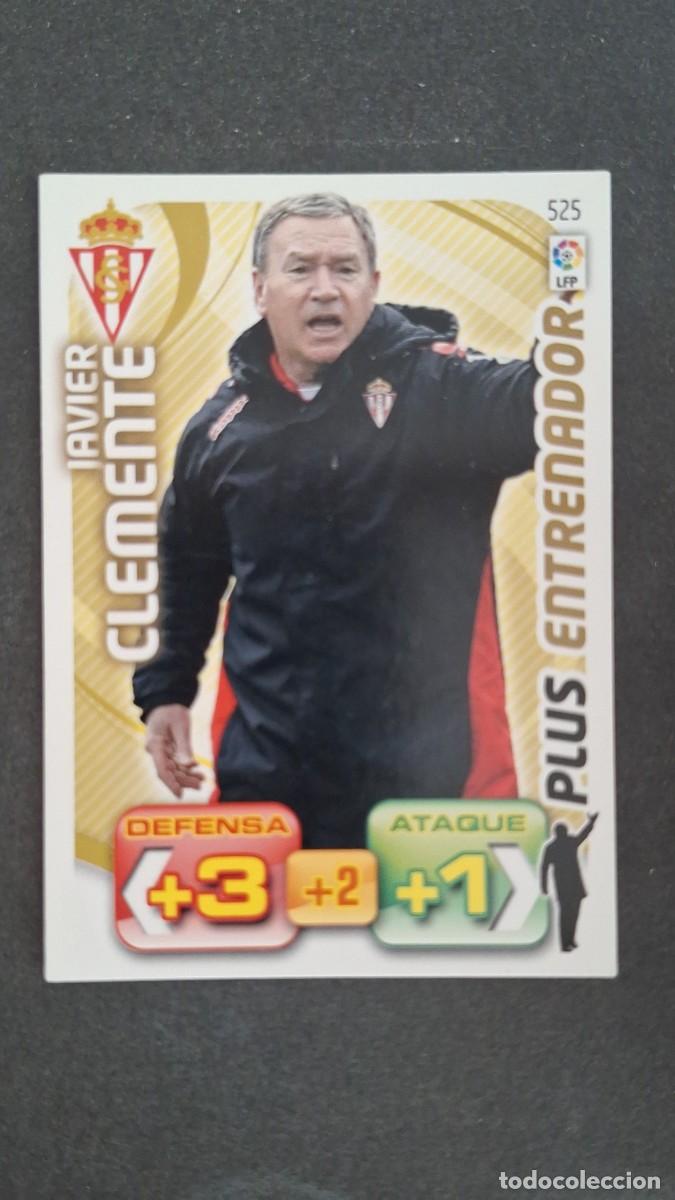Cromos de F&uacute;tbol: L2 CLEMENTE SPORTING DE GIJON 525 PLUS ENTRENADOR PANINI ADRENALYN XL LIGA 2011/2012 11 12