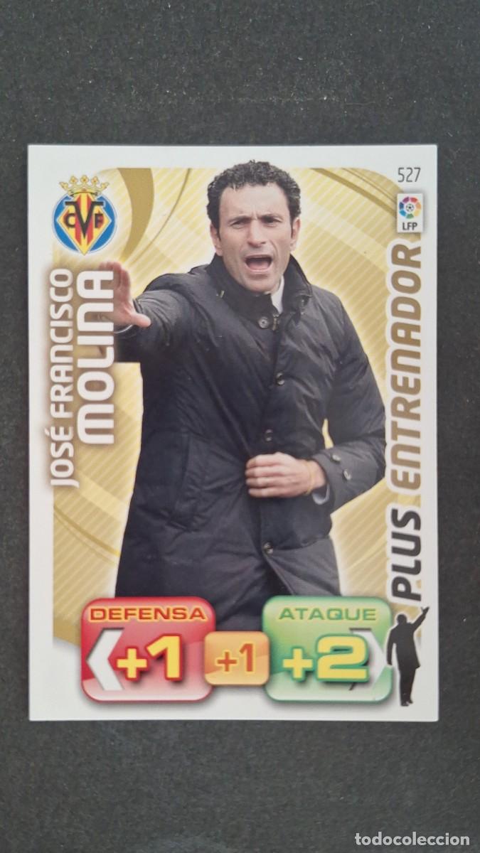 Cromos de F&uacute;tbol: L2 MOLINA VILLARREAL C. F. 527 PLUS ENTRENADOR PANINI ADRENALYN XL LIGA 2011/2012 11 12