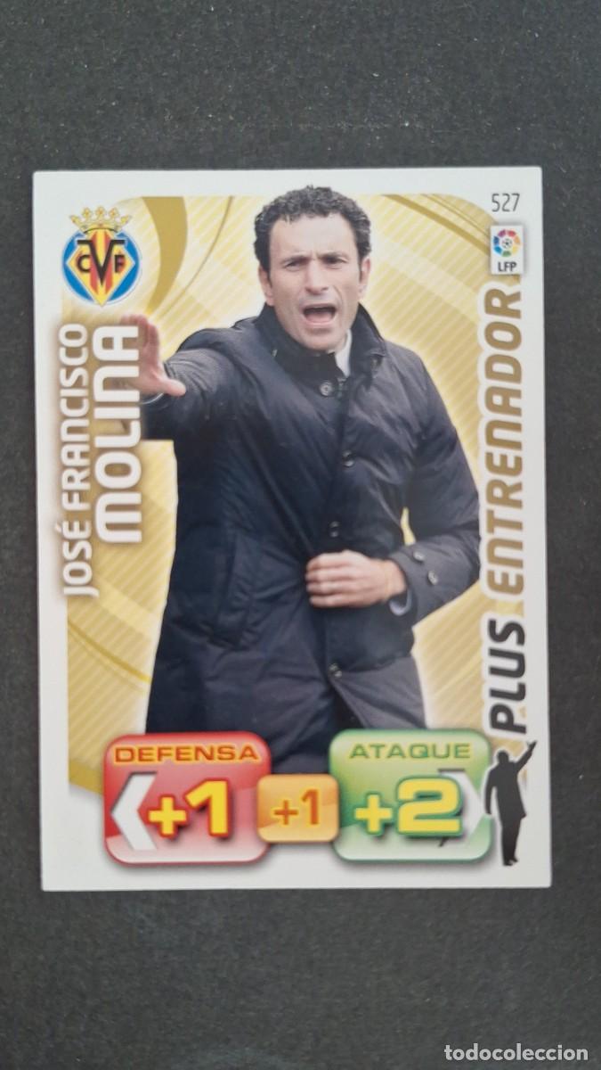 Cromos de F&uacute;tbol: L2 MOLINA VILLARREAL C. F. 527 PLUS ENTRENADOR PANINI ADRENALYN XL LIGA 2011/2012 11 12