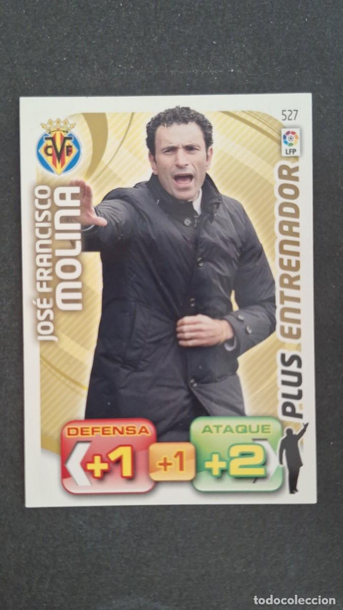 Cromos de F&uacute;tbol: L2 MOLINA VILLARREAL C. F. 527 PLUS ENTRENADOR PANINI ADRENALYN XL LIGA 2011/2012 11 12