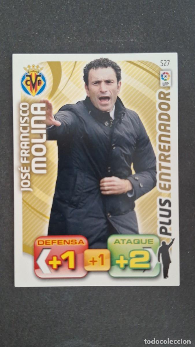 Cromos de F&uacute;tbol: L2 MOLINA VILLARREAL C. F. 527 PLUS ENTRENADOR PANINI ADRENALYN XL LIGA 2011/2012 11 12