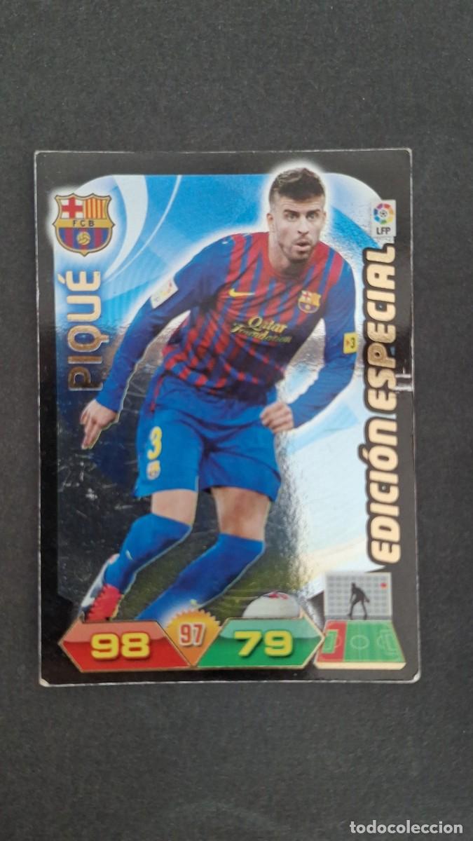 Cromos de F&uacute;tbol: L2 PIQUE F. C. BARCELONA EDICION ESPECIAL PANINI ADRENALYN XL LIGA 2011/2012 11 12