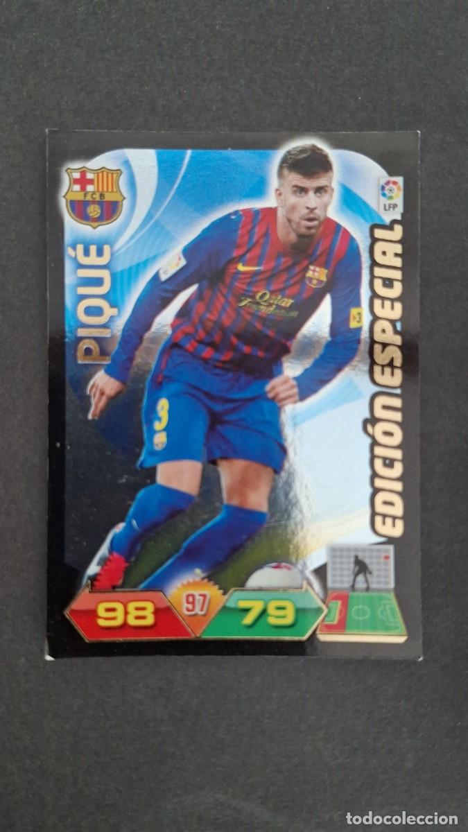 Cromos de F&uacute;tbol: L2 PIQUE F. C. BARCELONA EDICION ESPECIAL PANINI ADRENALYN XL LIGA 2011/2012 11 12