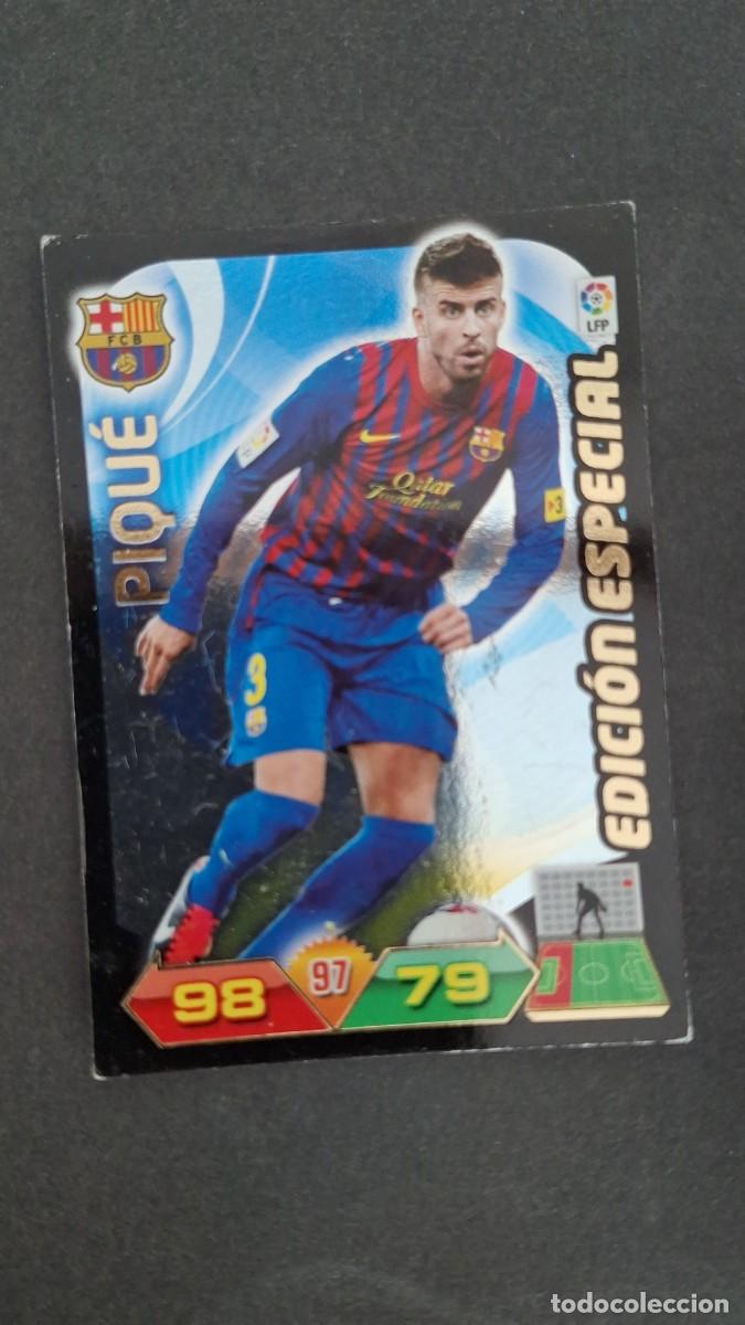 Cromos de F&uacute;tbol: L2 PIQUE F. C. BARCELONA EDICION ESPECIAL PANINI ADRENALYN XL LIGA 2011/2012 11 12