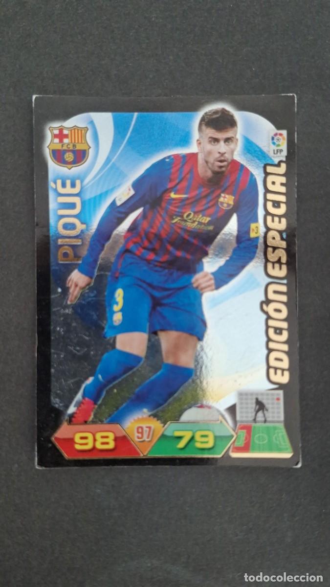 Cromos de F&uacute;tbol: L2 PIQUE F. C. BARCELONA EDICION ESPECIAL PANINI ADRENALYN XL LIGA 2011/2012 11 12