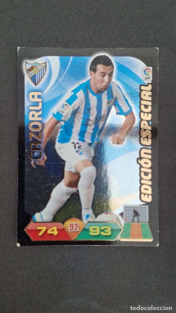 Cromos de F&uacute;tbol: L2 CAZORLA MALAGA C. F. EDICION ESPECIAL PANINI ADRENALYN XL LIGA 2011/2012 11 12