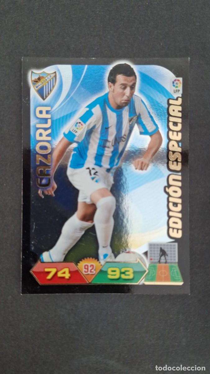 Cromos de F&uacute;tbol: L2 CAZORLA MALAGA C. F. EDICION ESPECIAL PANINI ADRENALYN XL LIGA 2011/2012 11 12