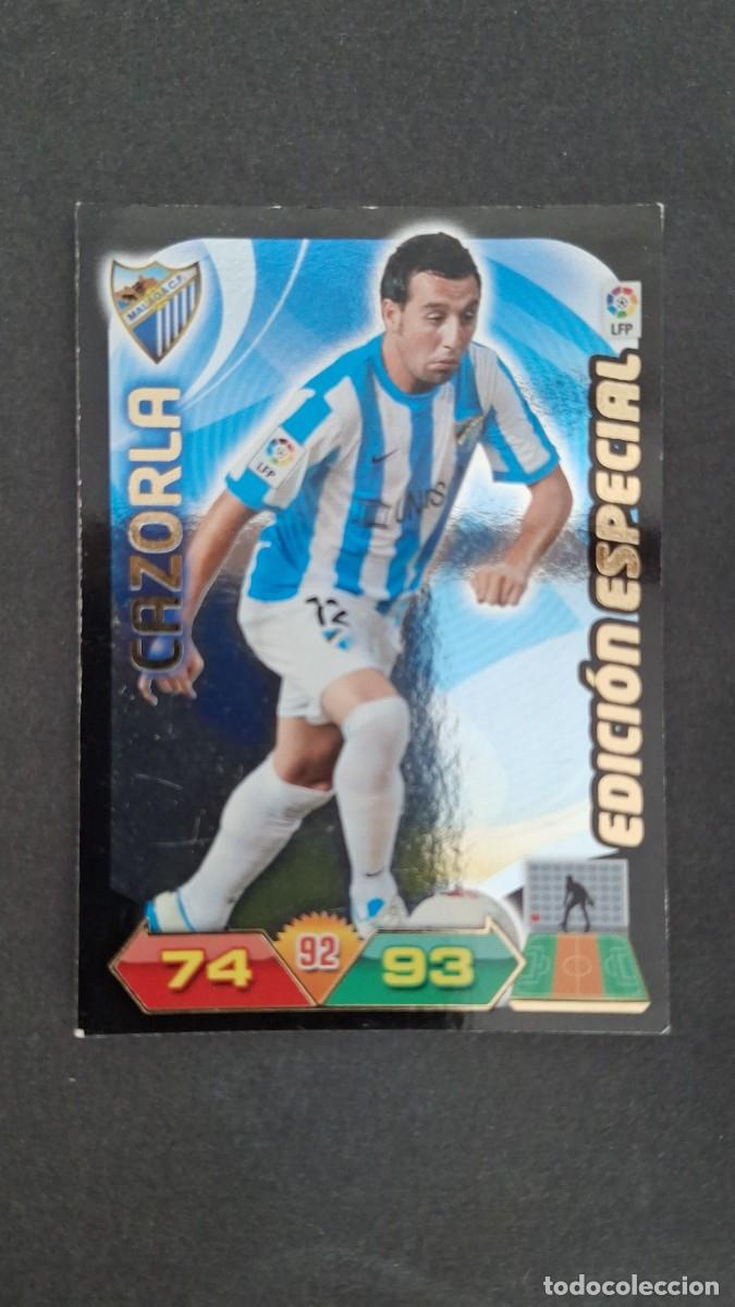 Cromos de F&uacute;tbol: L2 CAZORLA MALAGA C. F. EDICION ESPECIAL PANINI ADRENALYN XL LIGA 2011/2012 11 12