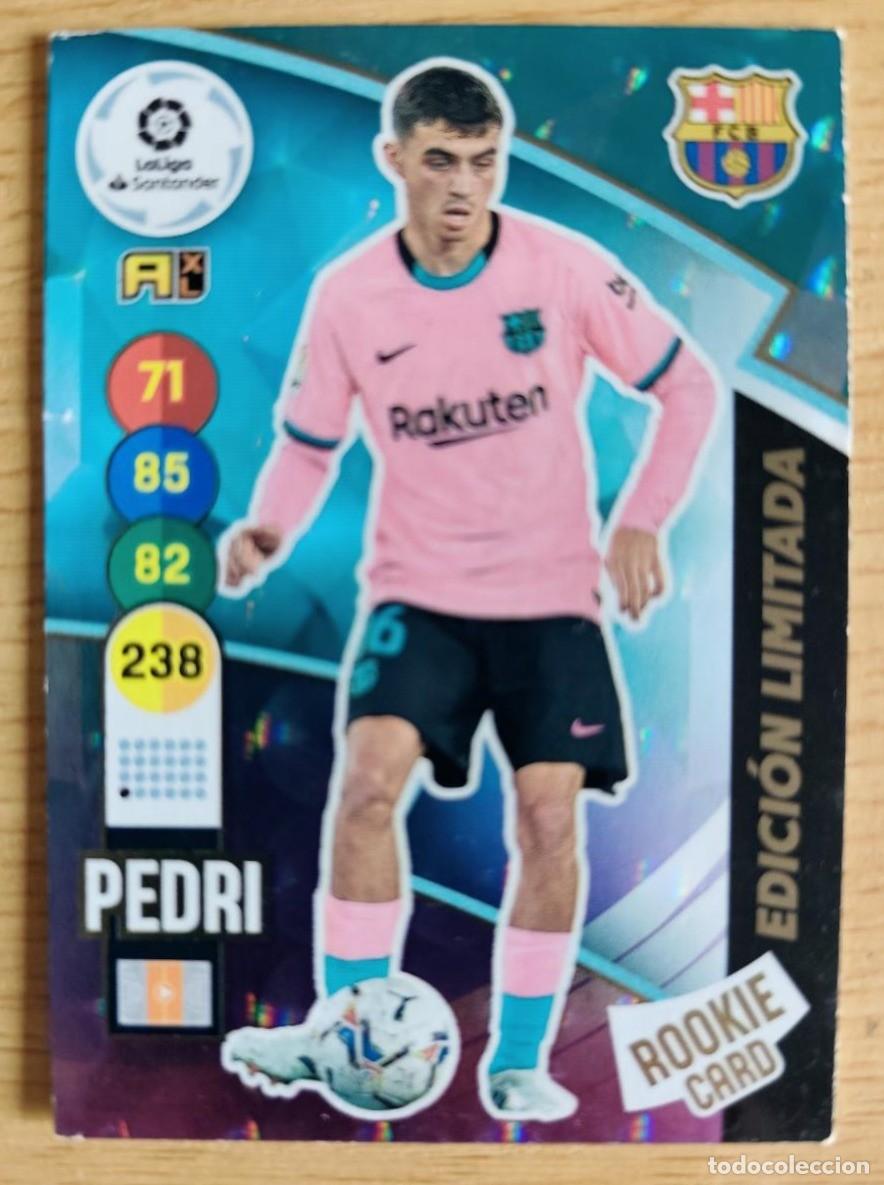 Cromos de F&uacute;tbol: PEDRI ROOKIE CARD EDICION LIMITADA F.C. BARCELONA CROMOS ADRENALYN XL PANINI FUTBOL 2020 2021 20 21