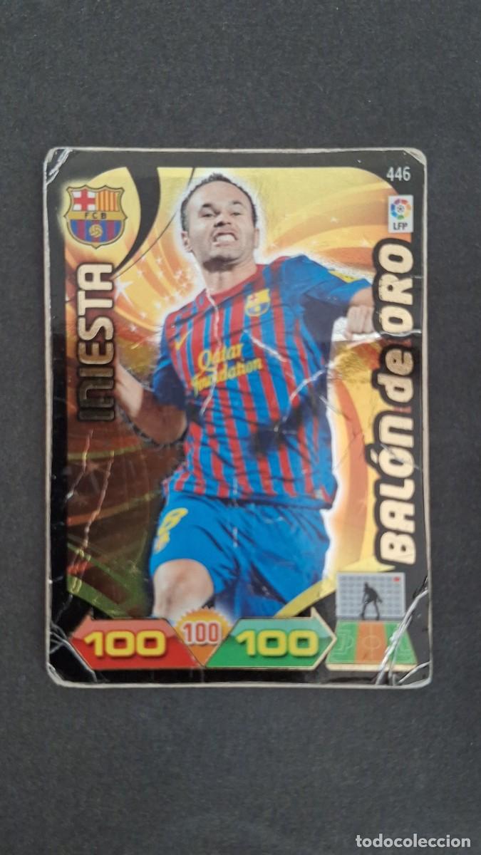 Football Stickers: L2 INIESTA F. C. BARCELONA BALON DE ORO 446 PANINI ADRENALYN XL LIGA 2011/2012 11 12