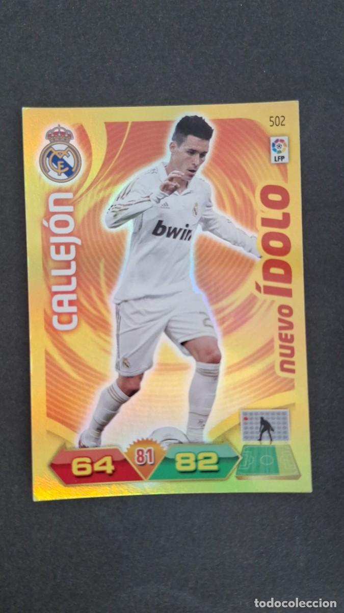 Cromos de F&uacute;tbol: L2 CALLEJON REAL MADRID 502 NUEVO IDOLO PANINI ADRENALYN XL LIGA 2011/2012 11 12