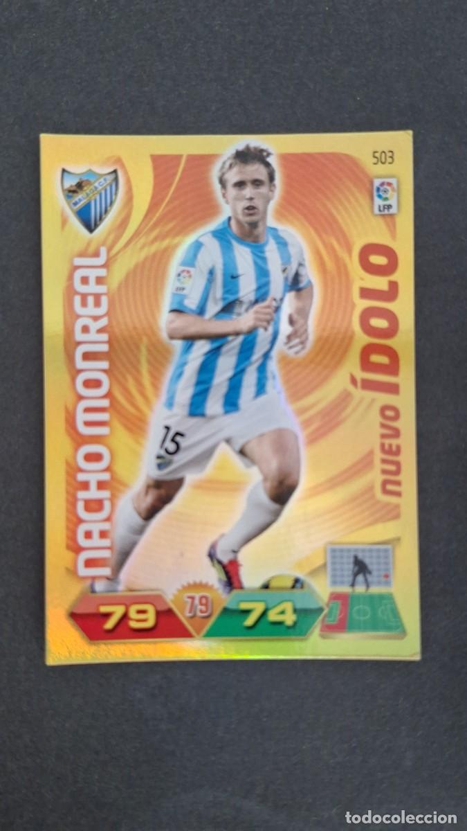 Cromos de F&uacute;tbol: L2 NACHO MONREAL MALAGA C. F. 503 NUEVO IDOLO PANINI ADRENALYN XL LIGA 2011/2012 11 12