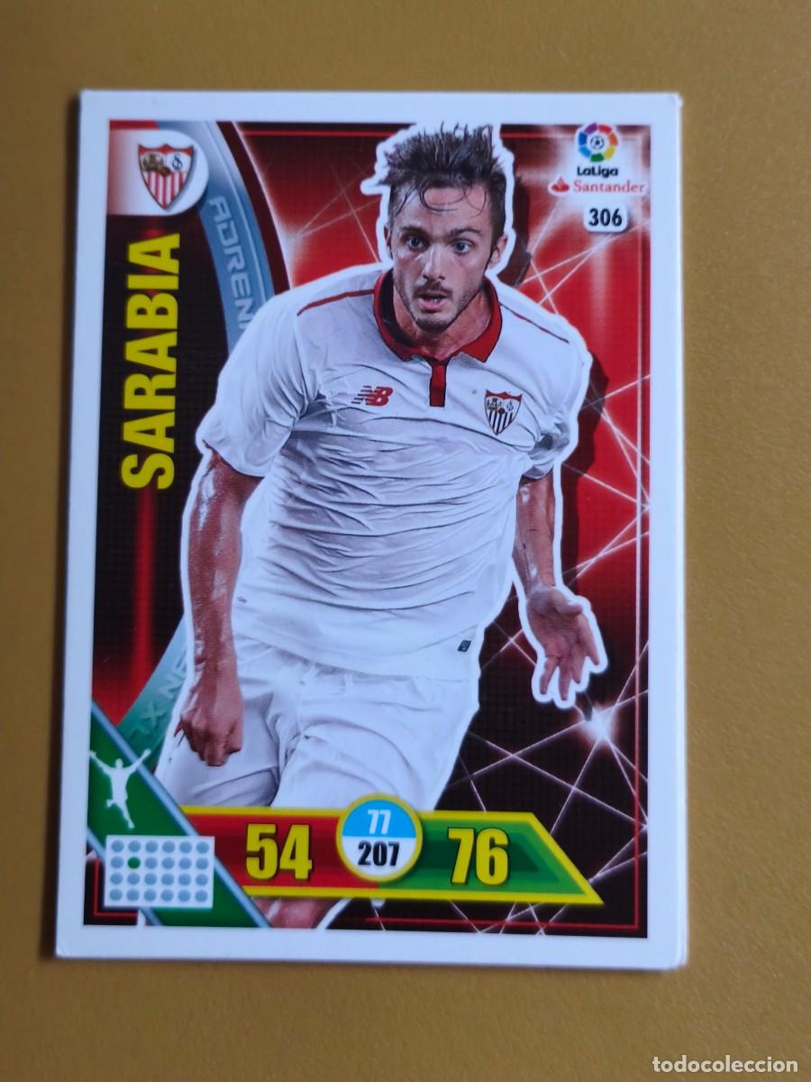 Cromos de F&uacute;tbol: sarabia, adrenalyn 2016 17