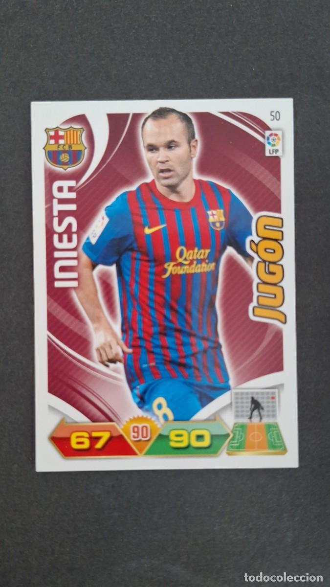 Cromos de Futebol: L2 INIESTA F. C. BARCELONA 50 JUGON PANINI ADRENALYN XL LIGA 2011/2012 11 12