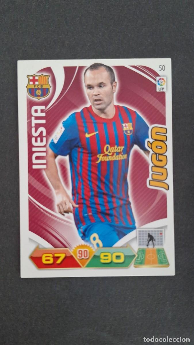 Cromos de Futebol: L2 INIESTA F. C. BARCELONA 50 JUGON PANINI ADRENALYN XL LIGA 2011/2012 11 12