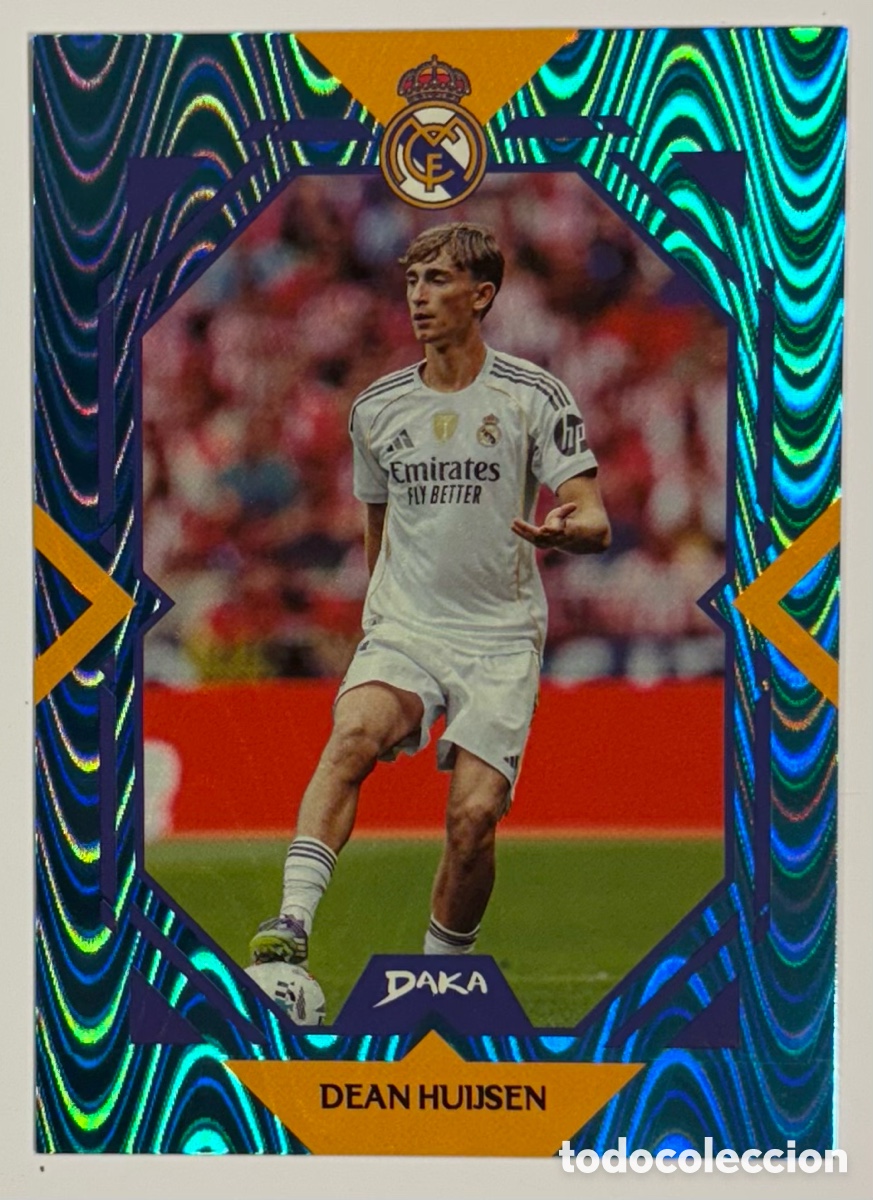 Cromos de Futebol: DEAN HUIJSEN. CARTA CARTA DAKA TOP AUDIENCE REAL MADRID 2025/26 PARALELA NUMERADA 41/99