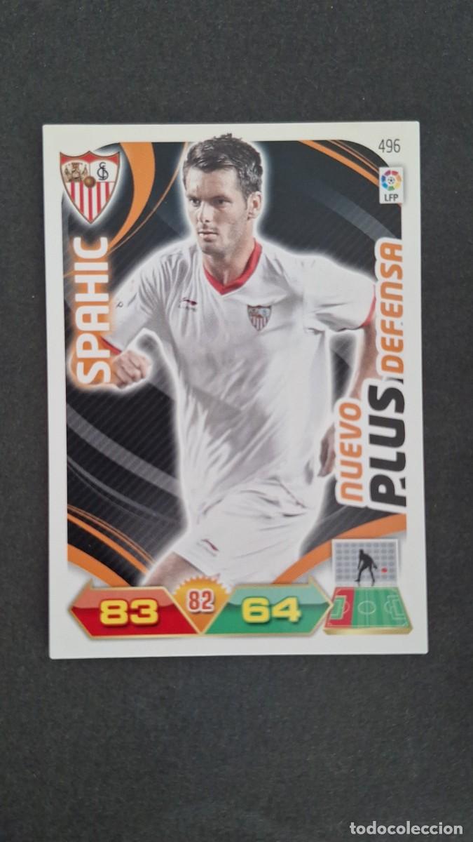 Cromos de F&uacute;tbol: L2 SPAHIC SEVILLA F. C. 496 NUEVO PLUS DEFENSA PANINI ADRENALYN XL LIGA 2011/2012 11 12