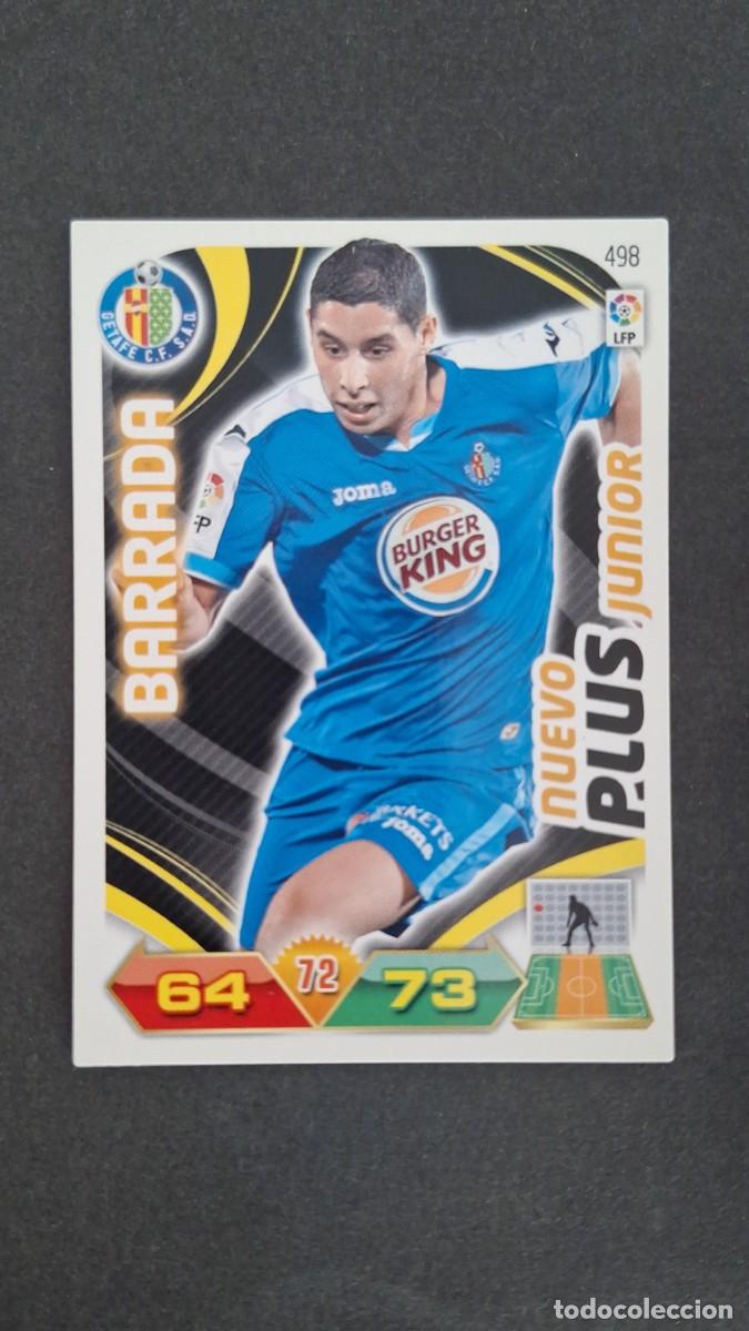 Cromos de F&uacute;tbol: L2 BARRADA GETAFE C. F. 498 NUEVO PLUS JUNIOR PANINI ADRENALYN XL LIGA 2011/2012 11 12