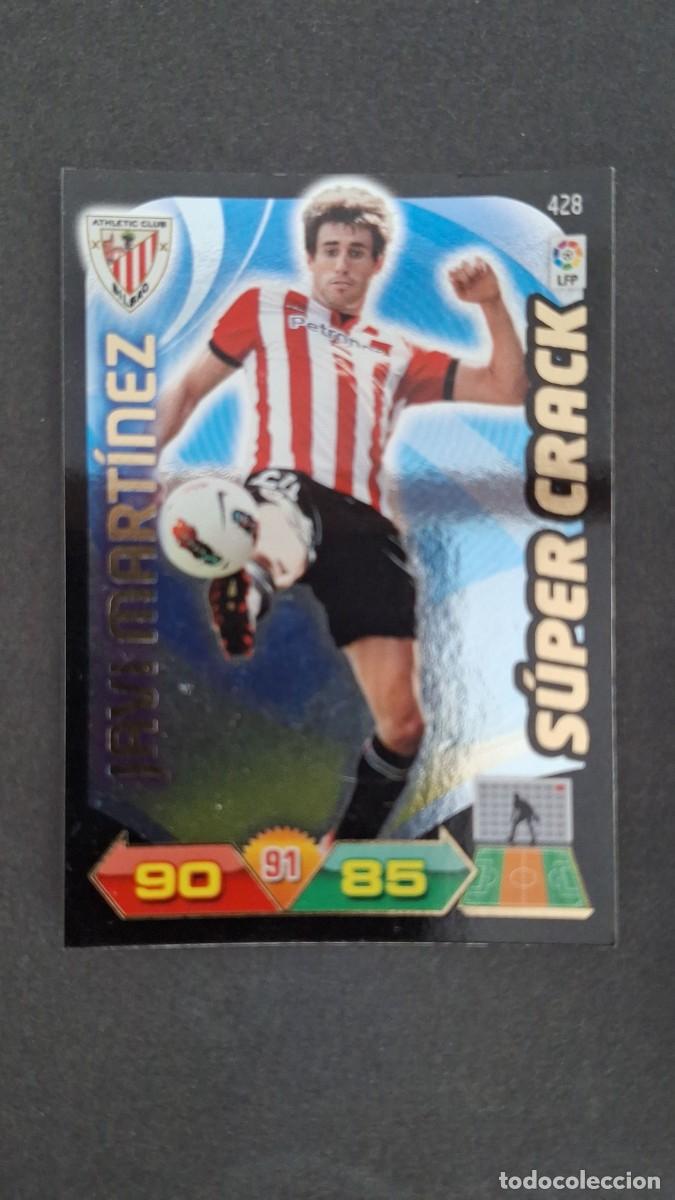 Cromos de F&uacute;tbol: L2 JAVI MARTINEZ ATHLETIC CLUB DE BILBAO 428 SUPER CRACK PANINI ADRENALYN XL LIGA 2011/2012 11 12