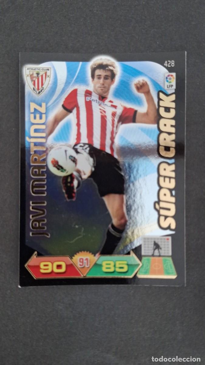 Cromos de F&uacute;tbol: L2 JAVI MARTINEZ ATHLETIC CLUB DE BILBAO 428 SUPER CRACK PANINI ADRENALYN XL LIGA 2011/2012 11 12