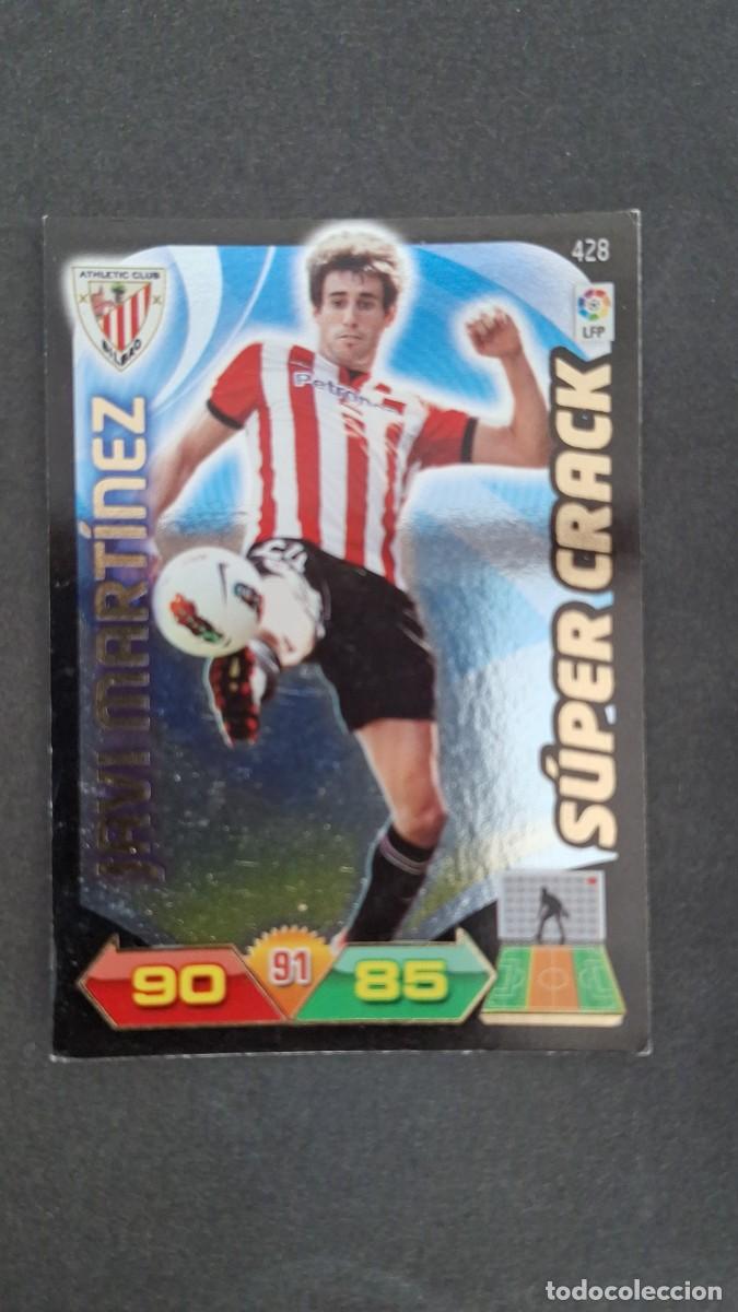 Cromos de F&uacute;tbol: L2 JAVI MARTINEZ ATHLETIC CLUB DE BILBAO 428 SUPER CRACK PANINI ADRENALYN XL LIGA 2011/2012 11 12