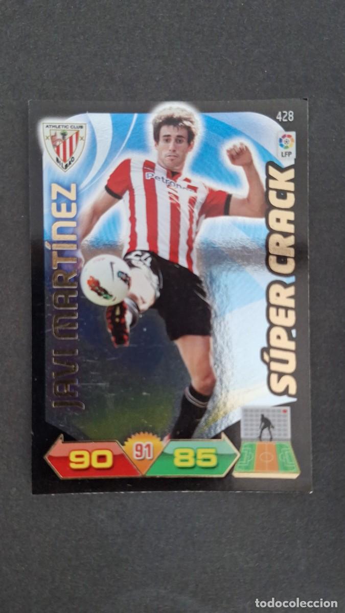 Cromos de F&uacute;tbol: L2 JAVI MARTINEZ ATHLETIC CLUB DE BILBAO 428 SUPER CRACK PANINI ADRENALYN XL LIGA 2011/2012 11 12