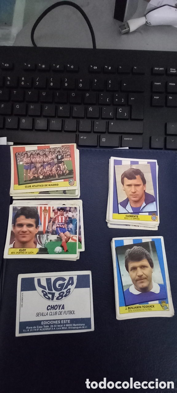 Cromos de F&uacute;tbol: Lote 40 cromos LIGA 87 88 NUNCA PEGADOS