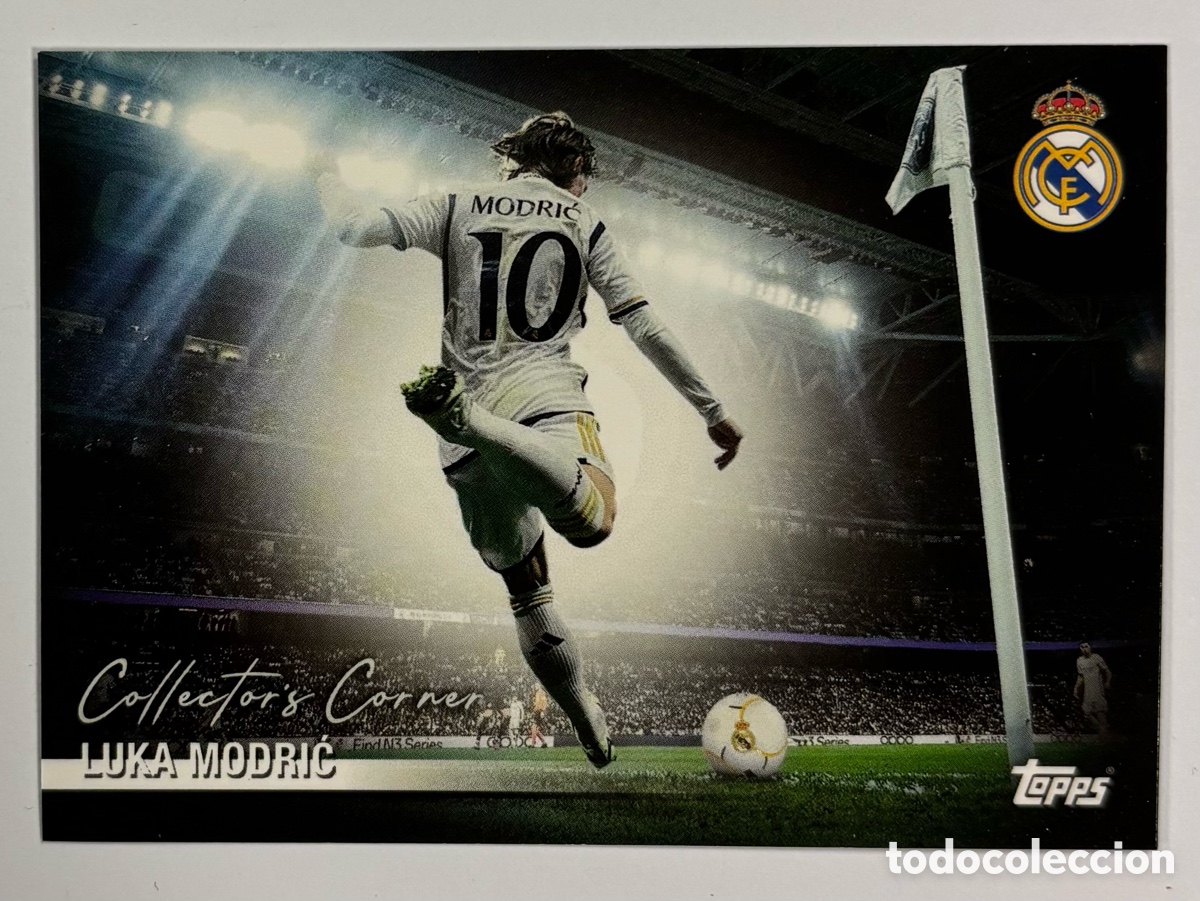 Cromos de F&uacute;tbol: LUKA MODRIC (REAL MADRID). CARTA TOPPS REAL MADRID 2025/26 COLLECTOR&rsquo;S CORNER.