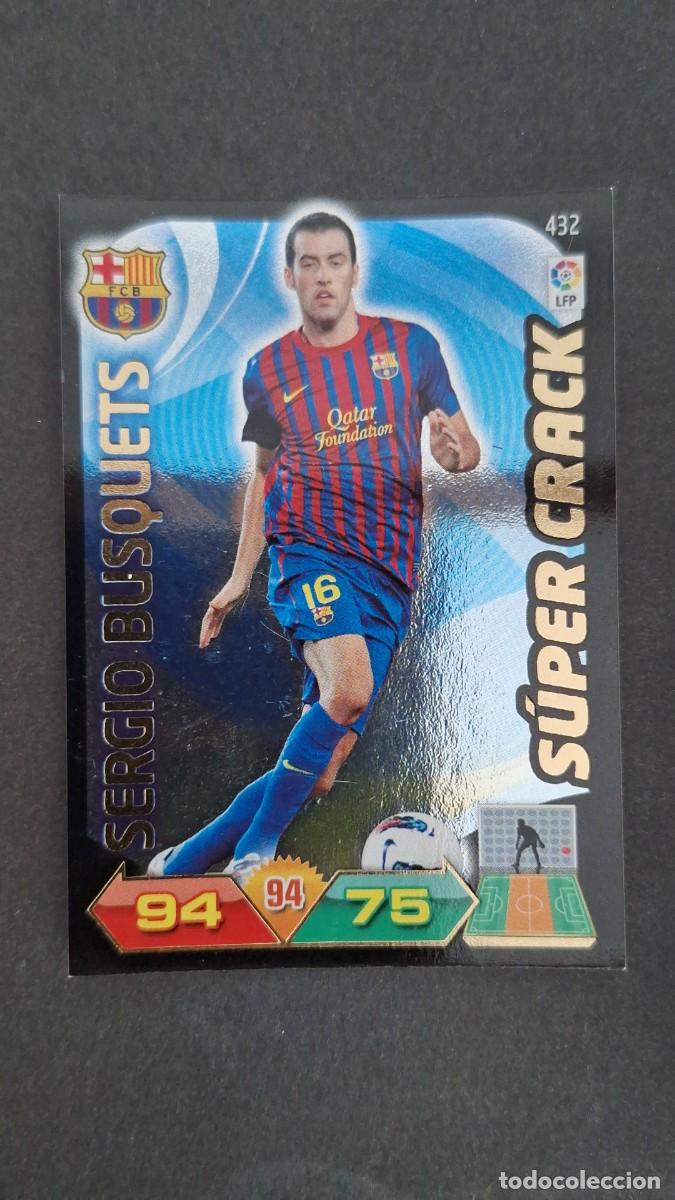 Cromos de F&uacute;tbol: L2 SERGIO BUSQUETS F. C. BARCELONA 432 SUPER CRACK PANINI ADRENALYN XL LIGA 2011/2012 11 12
