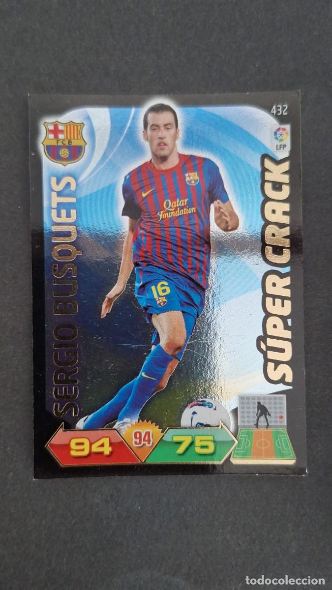 Cromos de F&uacute;tbol: L2 SERGIO BUSQUETS F. C. BARCELONA 432 SUPER CRACK PANINI ADRENALYN XL LIGA 2011/2012 11 12