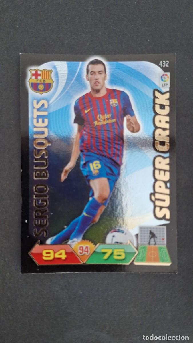 Cromos de F&uacute;tbol: L2 SERGIO BUSQUETS F. C. BARCELONA 432 SUPER CRACK PANINI ADRENALYN XL LIGA 2011/2012 11 12