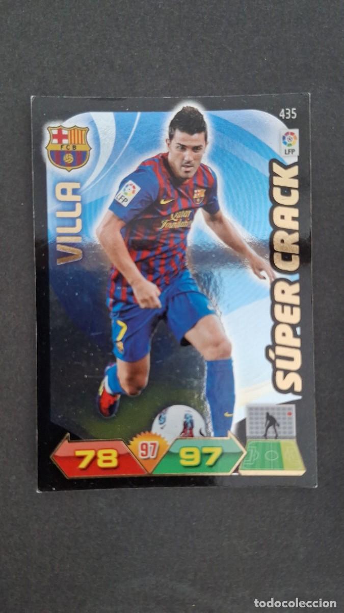 Figurine di Calcio: L2 VILLA F. C. BARCELONA 435 SUPER CRACK PANINI ADRENALYN XL LIGA 2011/2012 11 12
