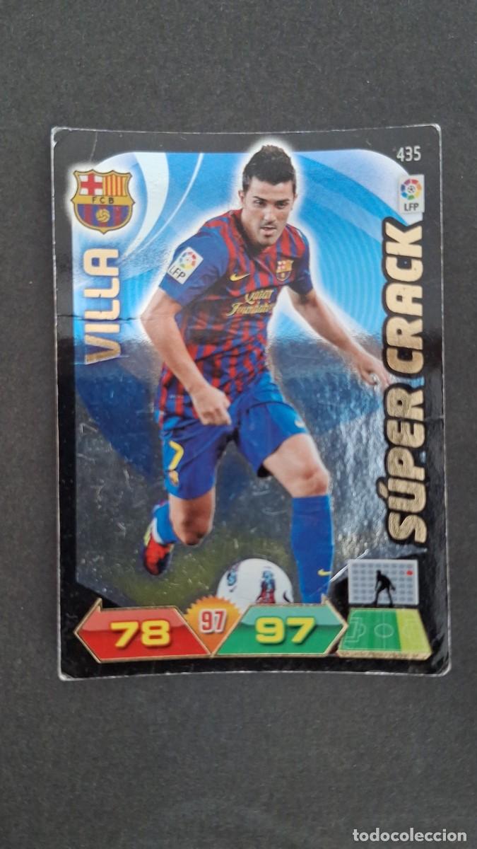 Figurine di Calcio: L2 VILLA F. C. BARCELONA 435 SUPER CRACK PANINI ADRENALYN XL LIGA 2011/2012 11 12
