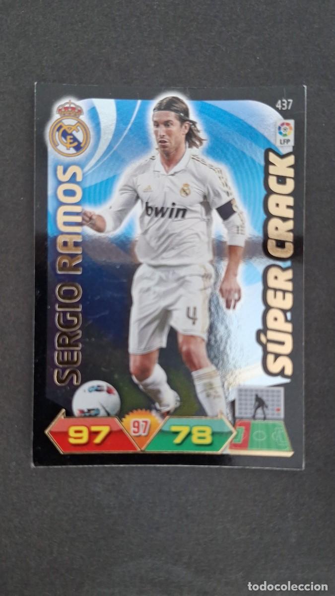 Cromos de F&uacute;tbol: L2 SERGIO RAMOS REAL MADRID 437 SUPER CRACK PANINI ADRENALYN XL LIGA 2011/2012 11 12