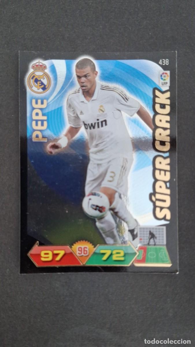 Cromos de F&uacute;tbol: L2 PEPE REAL MADRID 438 SUPER CRACK PANINI ADRENALYN XL LIGA 2011/2012 11 12