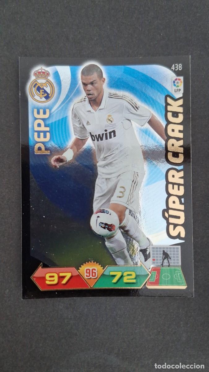 Cromos de F&uacute;tbol: L2 PEPE REAL MADRID 438 SUPER CRACK PANINI ADRENALYN XL LIGA 2011/2012 11 12